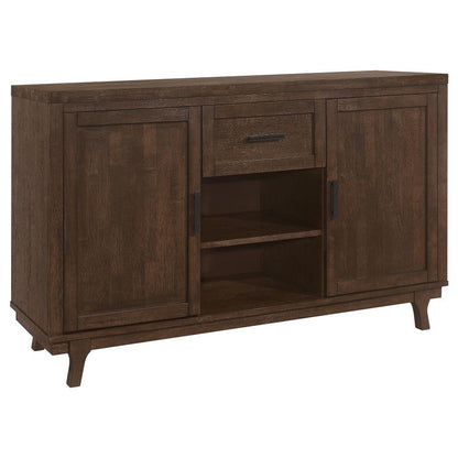 Reynolds 2-door Sideboard Buffet Storage Cabinet Brown Oak