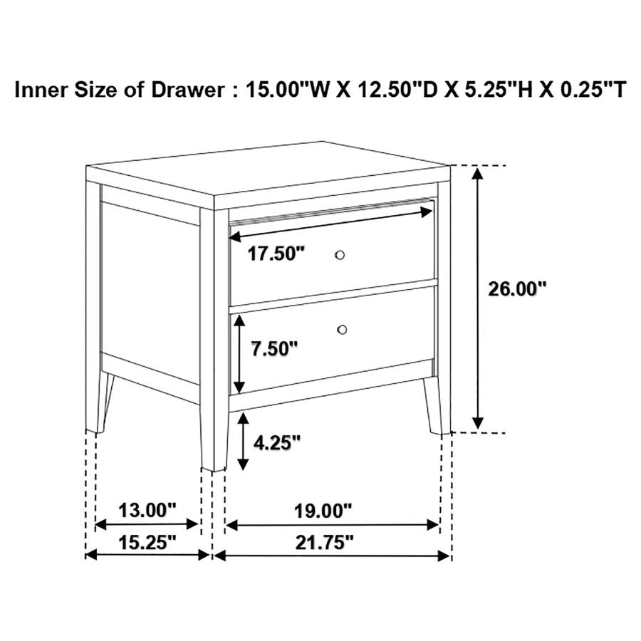 Carlton Bedroom Set Cappuccino