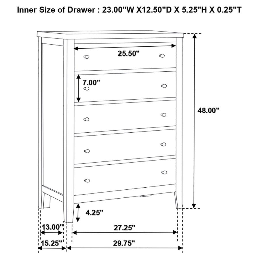 Carlton Bedroom Set Cappuccino