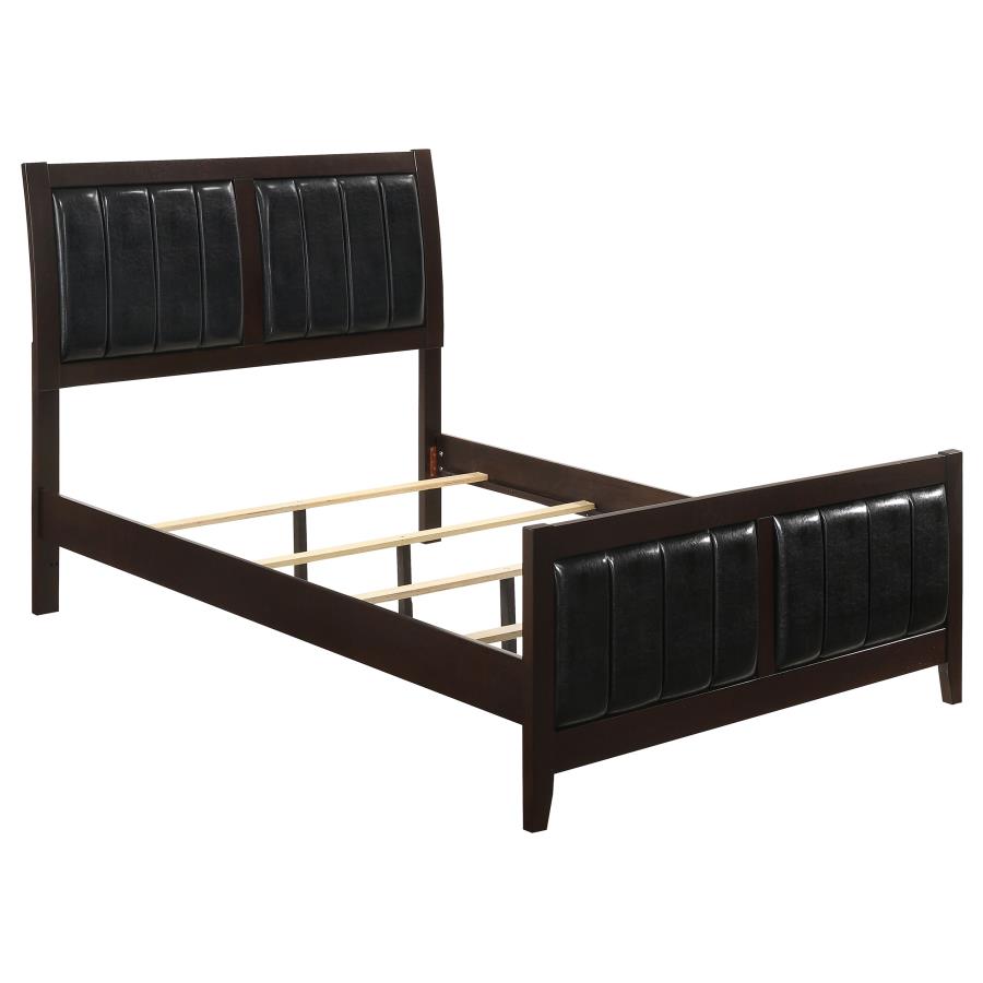 Carlton Wood Panel Bed Cappuccino