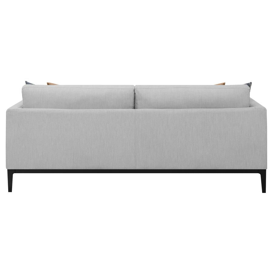 Apperson Upholstered Track Arm Sofa Light Grey