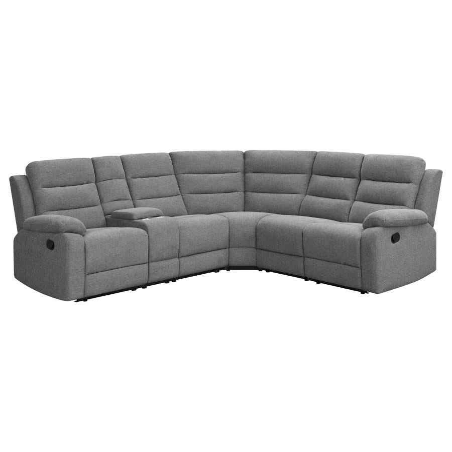 David Upholstered Reclining Sectional Sofa