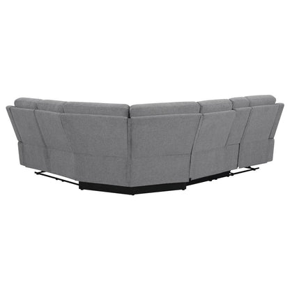 David Upholstered Reclining Sectional Sofa