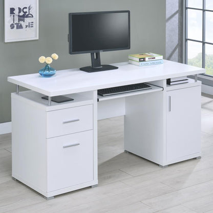 Tracy 55-inch 2-drawer Office Computer Desk