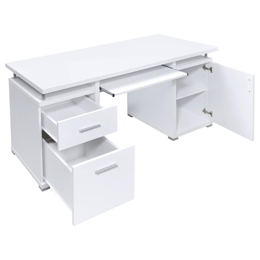 Tracy 55-inch 2-drawer Office Computer Desk